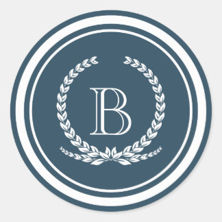 Sticker Rond Monogram design