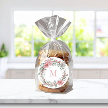 Monogramme à l'aquarelle florale – Initiale person