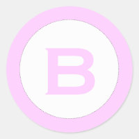 Monogramme baby shower enveloppe collant rose