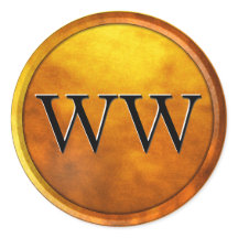 Monogramme de luxe en or intégré