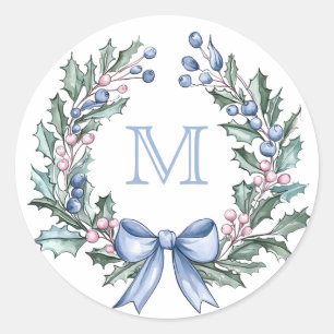 Sticker Rond Monogramme de Noël Saint-Siège