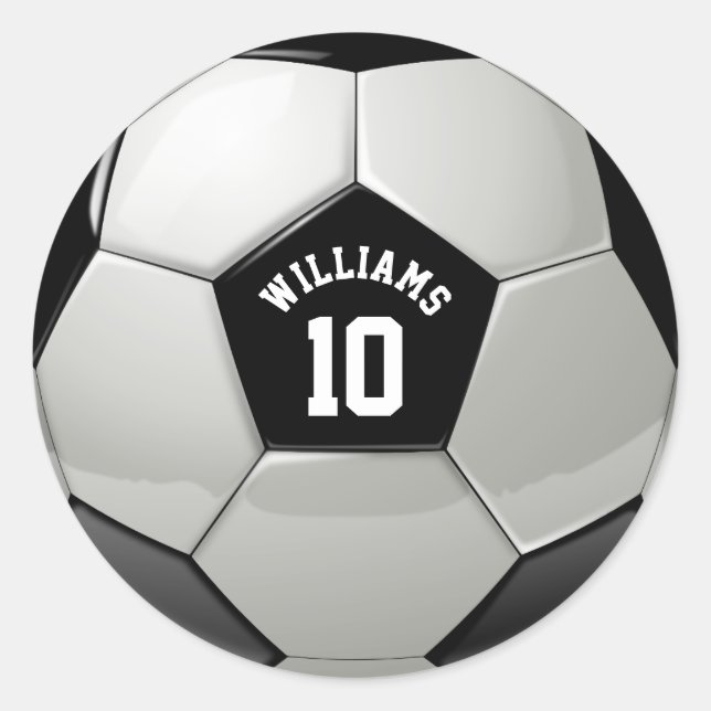 Sticker Rond Monogramme Football Association Football Sports (Devant)