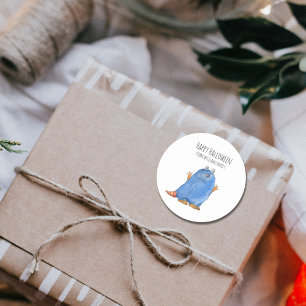 Sticker Rond Monster Candy Happy Halloween