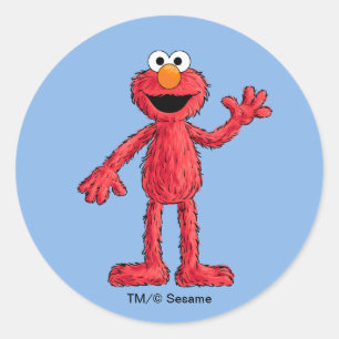 Sticker Rond Monstre à la fin de cette histoire   Cutie Elmo