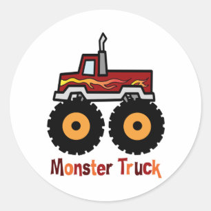 Sticker Rond Monstres