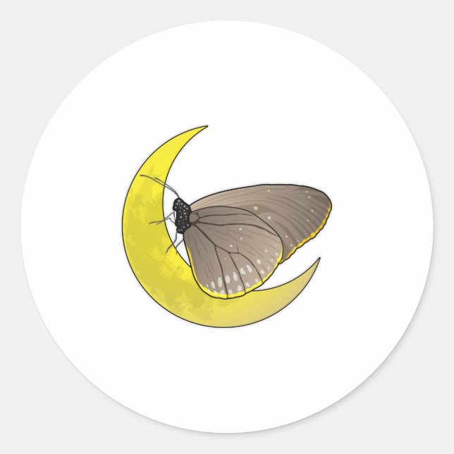 Sticker Rond Mont Butterfly (Devant)