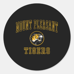 Sticker Rond Mont Pleasant High School Tigers C1