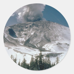 Sticker Rond Mont Saint Helens - Avant l'éruption