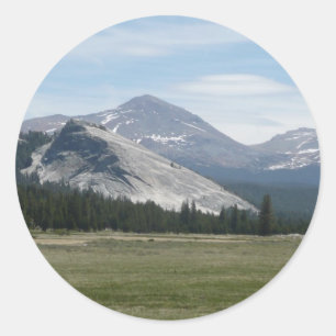 Sticker Rond Montagnes de Sierra Nevada III Parc national de Yo