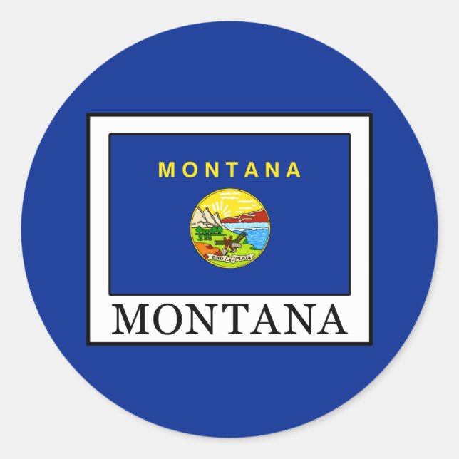 Sticker Rond Montana (Devant)