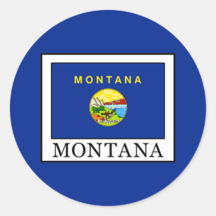 Sticker Rond Montana