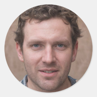 Sticker Rond Monter au-dessus