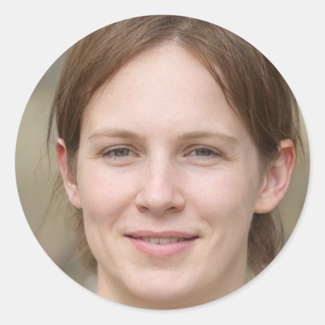 Sticker Rond Monter et briller (Devant)