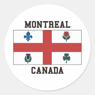 Sticker Rond Montréal Canada
