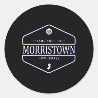 Sticker Rond Morristown New Jersey Morristown