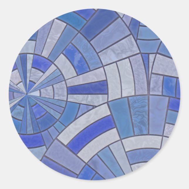 Sticker Rond Mosaic 4 DPT (Devant)