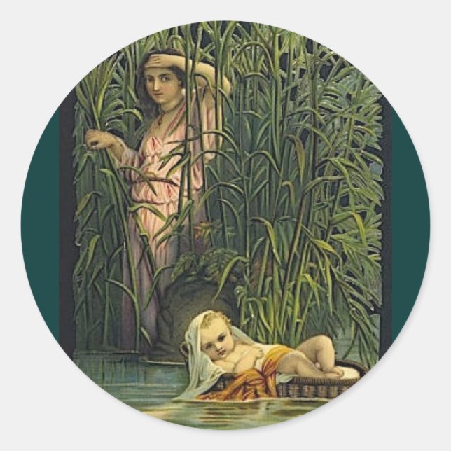 Sticker Rond Moses (Devant)