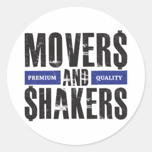 Sticker Rond Moteurs et agitateurs - bleu