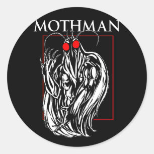 Sticker Rond Mothman