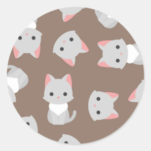 Sticker Rond Motif