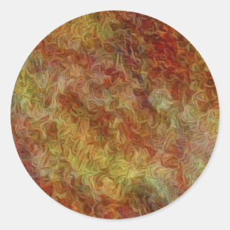 Sticker Rond motif déplaisant