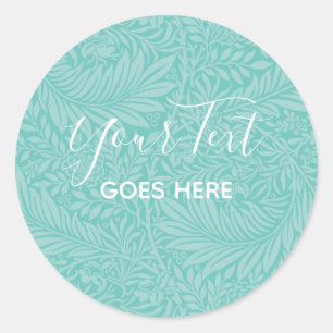 Sticker Rond Motif Floral produit à la main