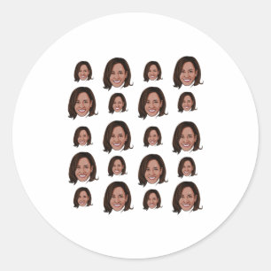 Sticker Rond Motif Kamala