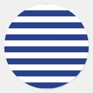 Sticker Rond Motif nautique