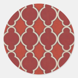 Sticker Rond Motifs de marché VII