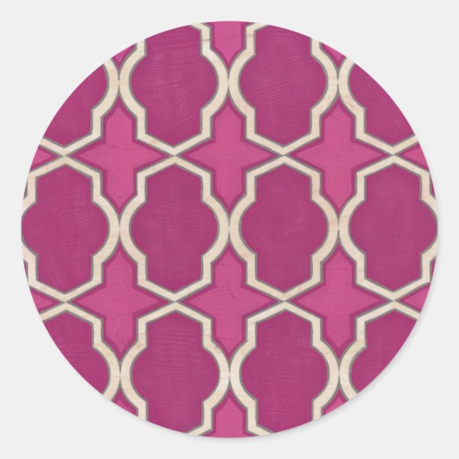 Sticker Rond Motifs du marché II (Devant)