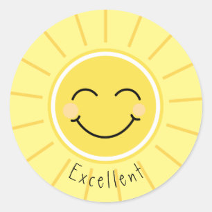 Sticker Rond Motivation de récompense pour l'enseignant pour l'