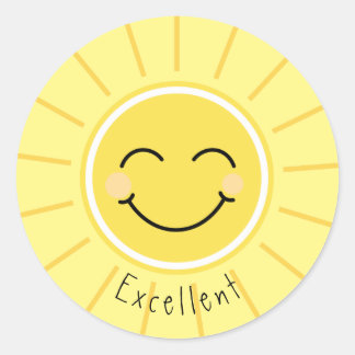 Sticker Rond Motivation de récompense pour l'enseignant pour l'