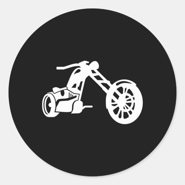 Sticker Rond Motocyclette (Devant)