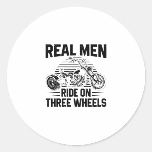 Sticker Rond Motocyclette Trike   Trikes Triker Motorcycles Cad