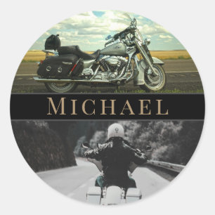 Sticker Rond Motorcycle Motorbike accessoire biker