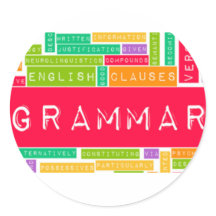 Mots de grammaire colorés