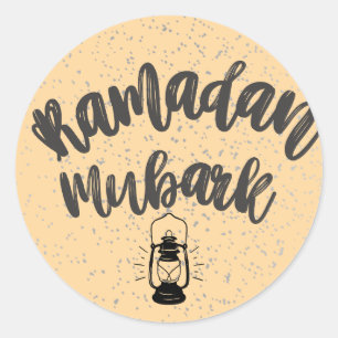 Sticker Rond Moubarak du Ramadan