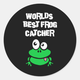 Sticker Rond mouiller la grenouille