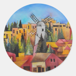 Sticker Rond Moulin Montefiore