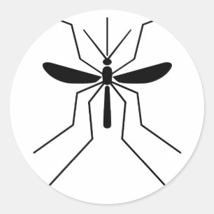 Sticker Rond Moustique