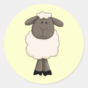 Sticker Rond Mouton