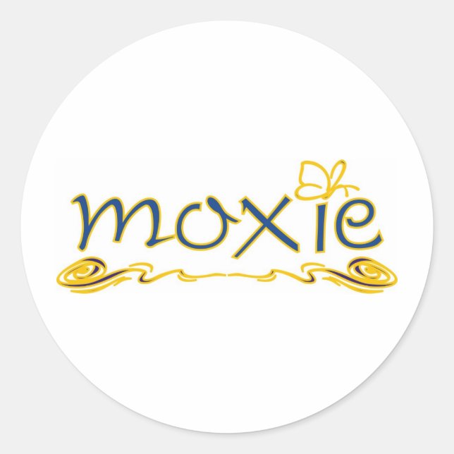 Sticker Rond Moxie (Devant)