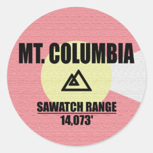 Sticker Rond Mt. Columbia
