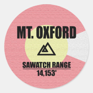 Sticker Rond Mt Oxford