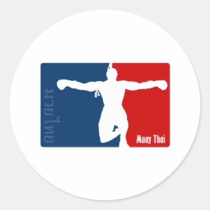 Sticker Rond Muay Thai