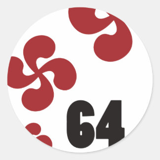 Sticker Rond Multiple croix64.ai