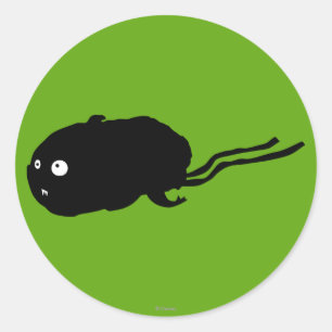 Sticker Rond Mummy Hamster Silhouette