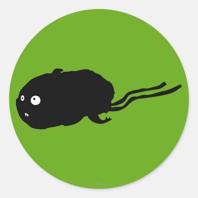 Sticker Rond Mummy Hamster Silhouette (Devant)