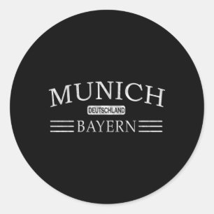 Sticker Rond Munich Bayern Deutschland Bavaria Gery