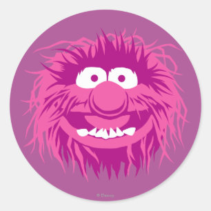 Sticker Rond Muppets Animal 2